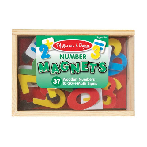 Image of Wooden Magnetic Numbers - Melissa and Doug