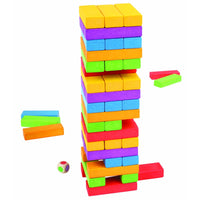 Wooden Stacking Tower Game - Bigjigs Toys 691621536957